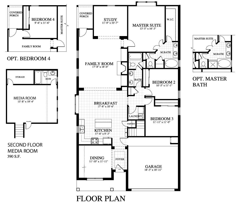 Plan 2012C MR Saratoga Homes Austin